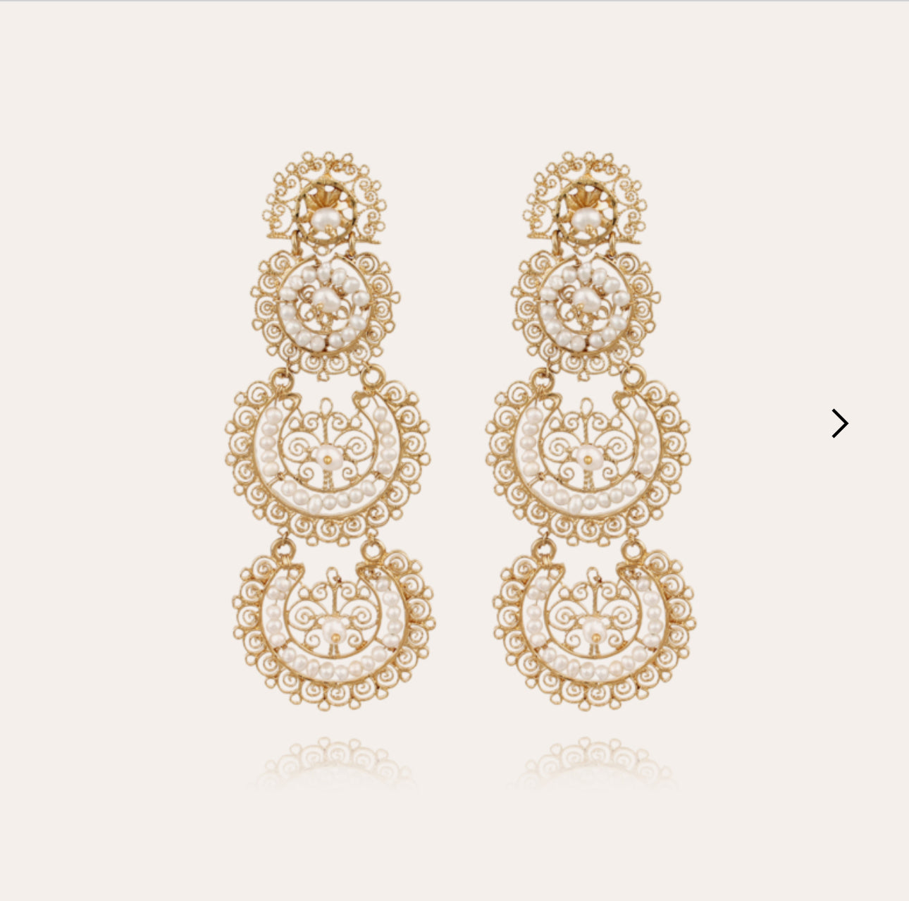 Gas Bijoux Boucles d'oreilles Céline Love mini dorées