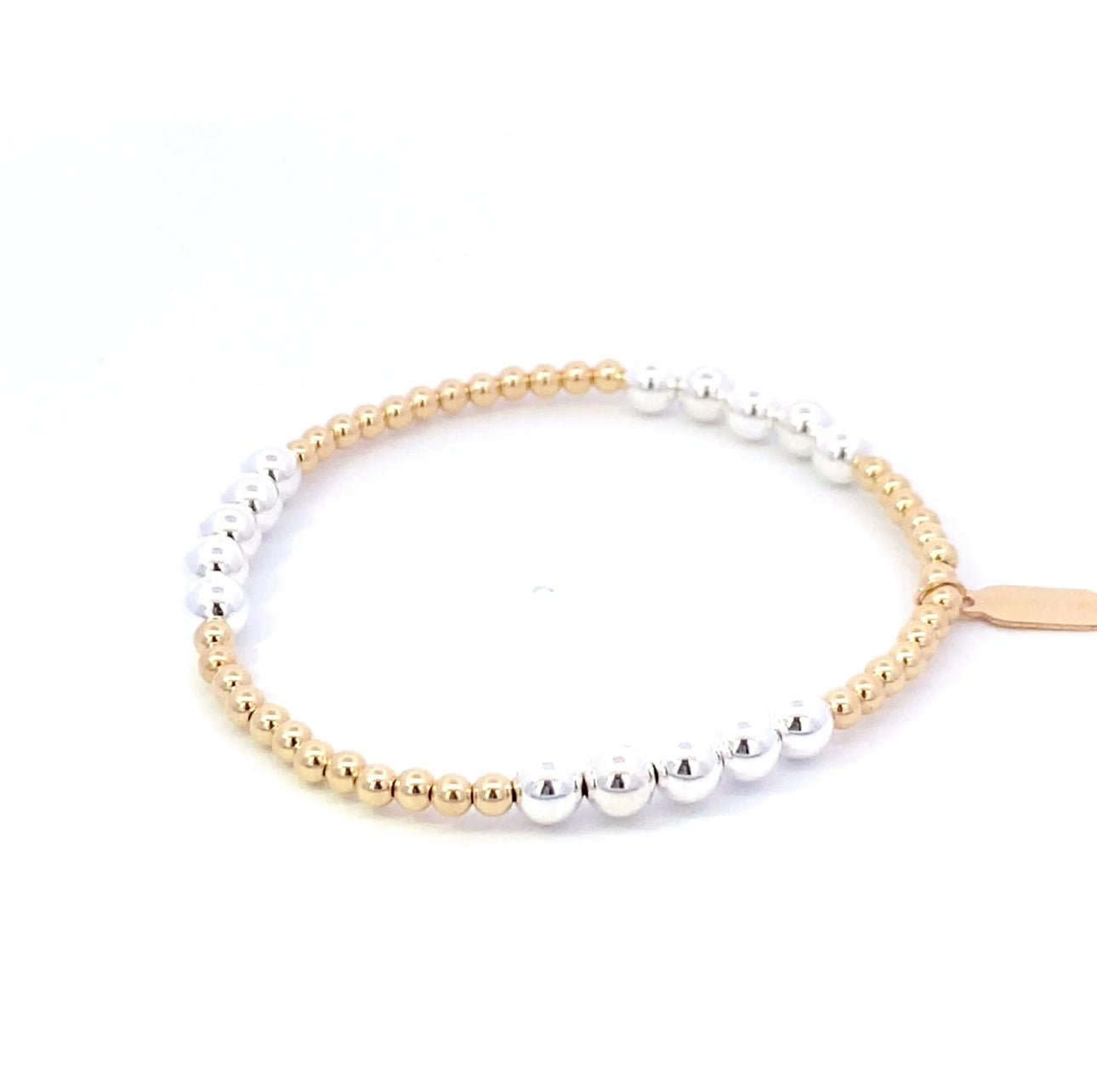 PScallme Six row gold coloured - silver bracelet