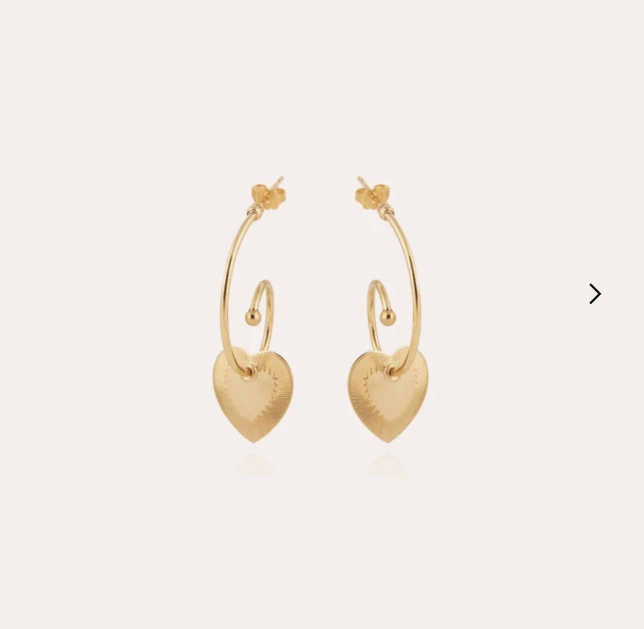 Gas Bijoux Boucles d'oreilles Céline Love mini dorées