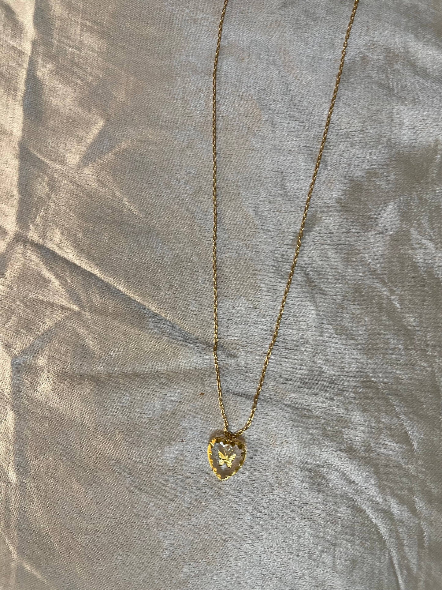 Ketting Monarch Butterfly - verguld