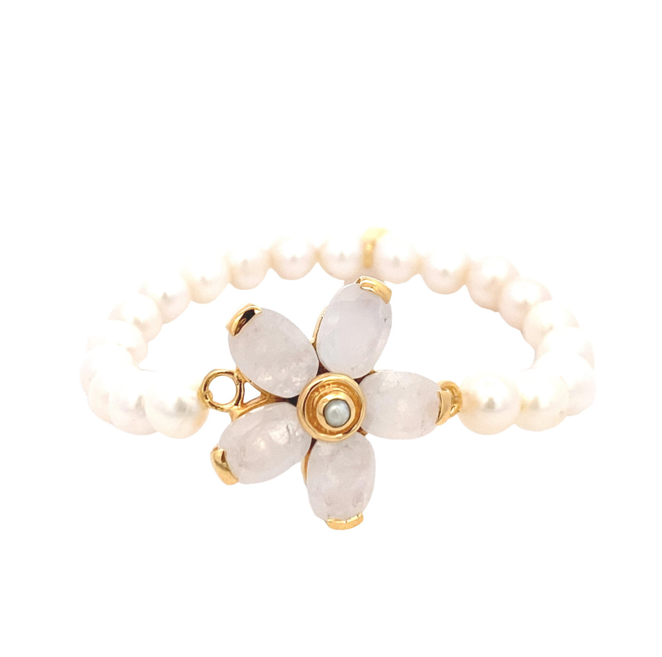 PScallme Flower royal pearl bracelet