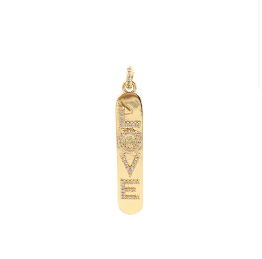 Pascallme Charm love goldplated