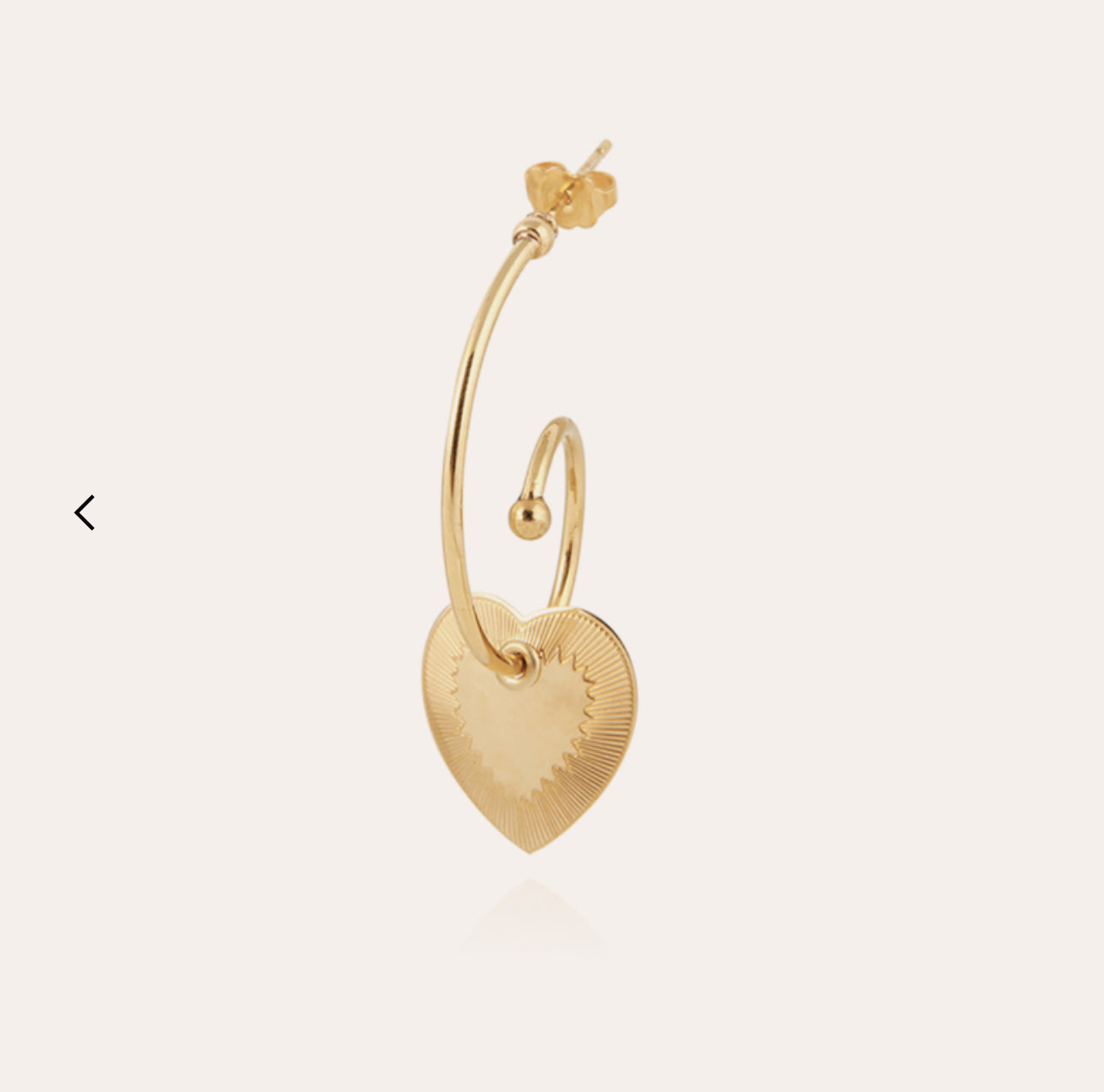 Gas Bijoux Boucles d'oreilles Céline Love mini dorées