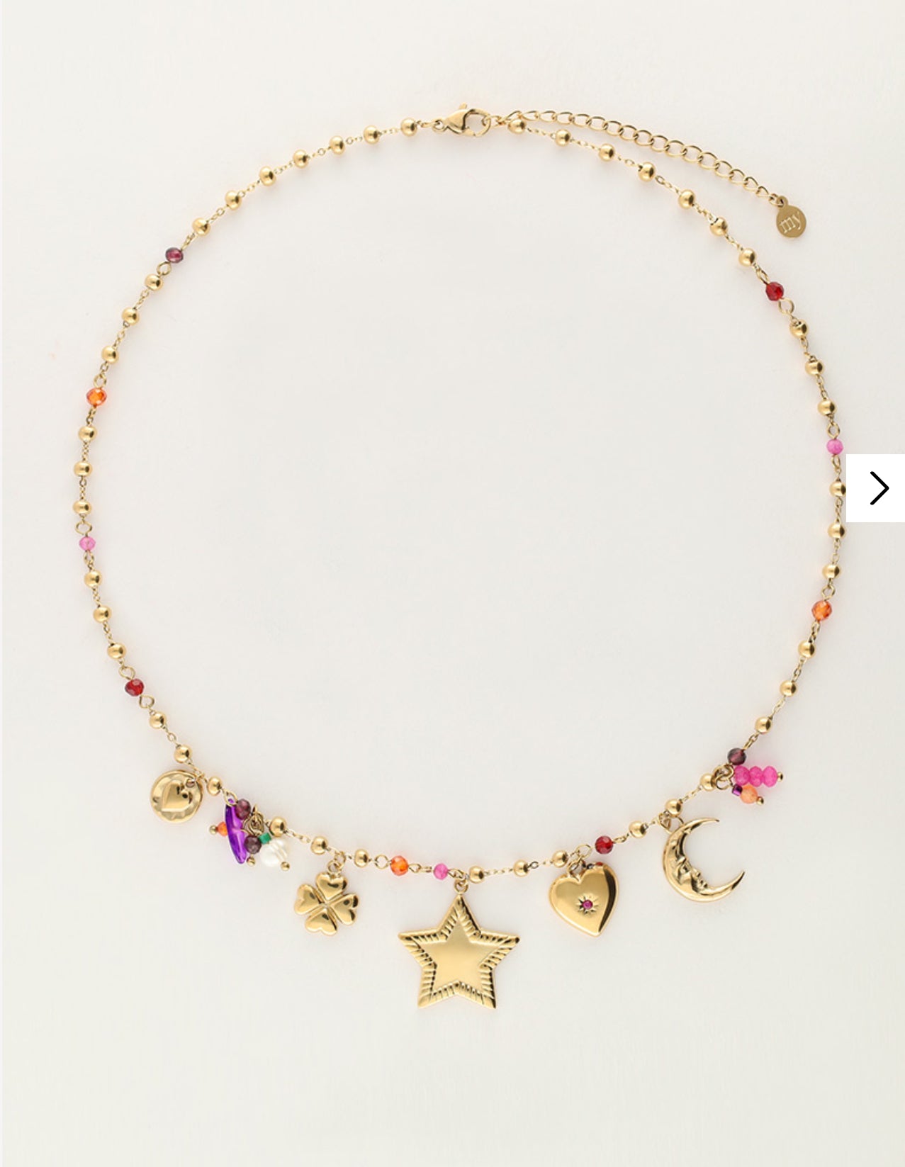 My Jewellery Starry bedel ketting met ster en kralen