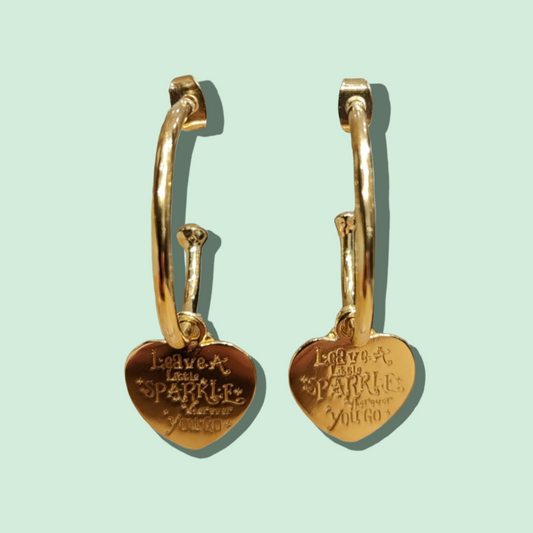 Oorbellen Pipa Sparkle Gold