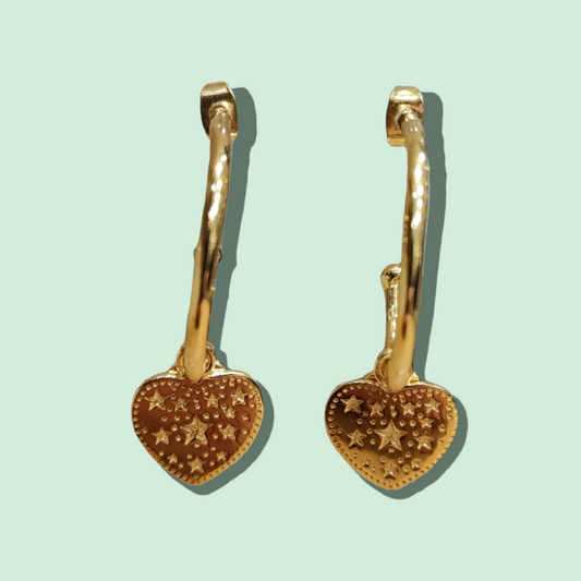 Oorbellen Pipa Etoiles Gold